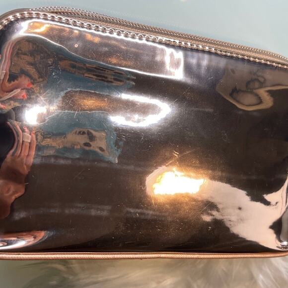 Ted Baker Metallic Rose Gold cosmetic bag - Picture 4 of 7